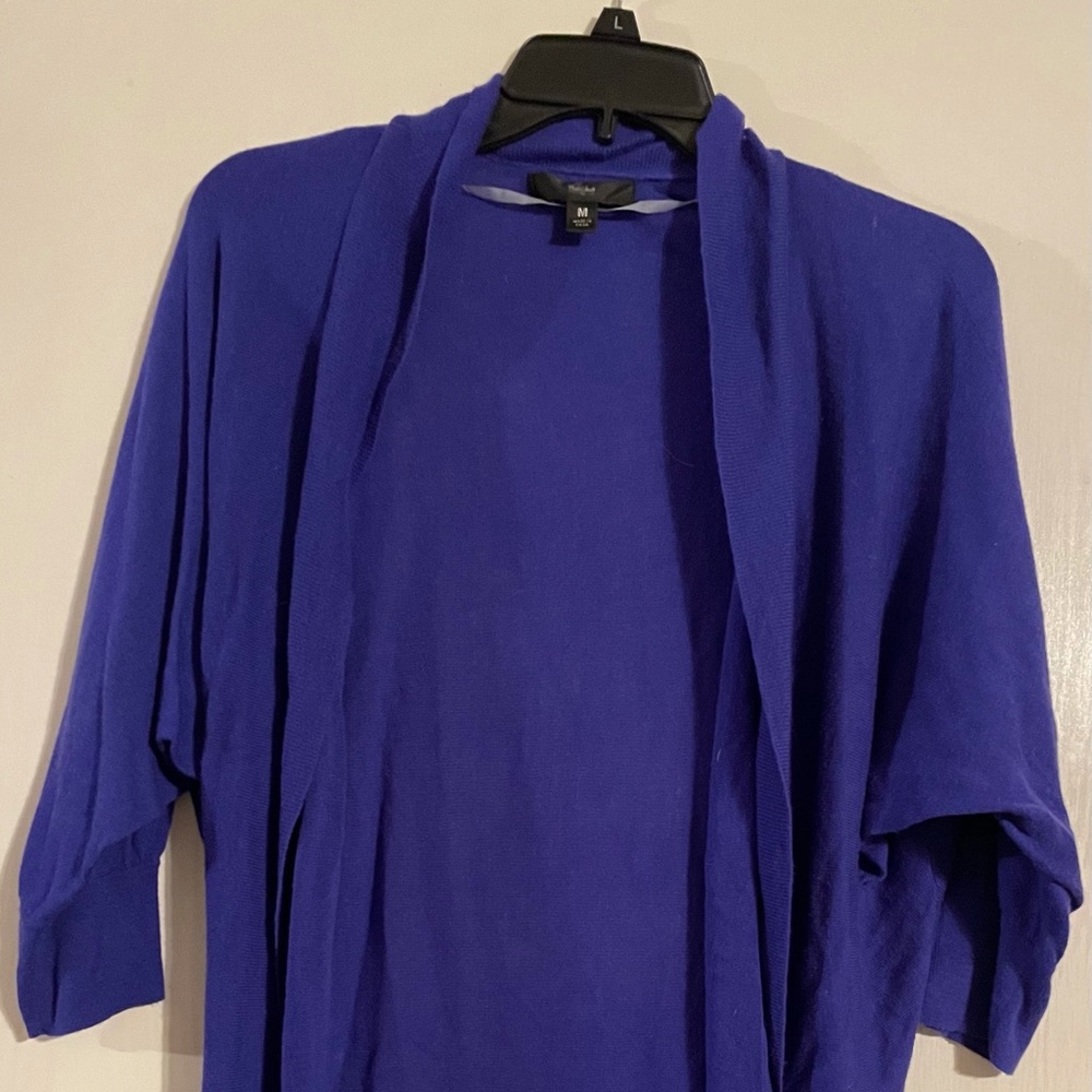 Mossimo Royal Blue Cardigan- Size Medium